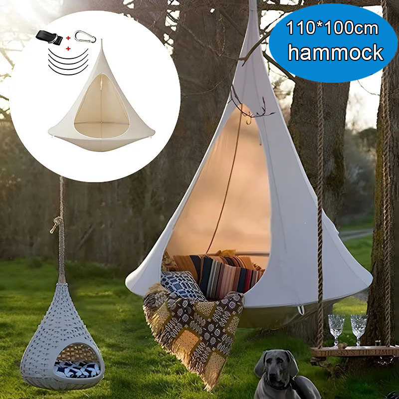 Outdoor Furniture Kids - Уличный водонепроницаемый гамак-кокон для двоих, подвесное