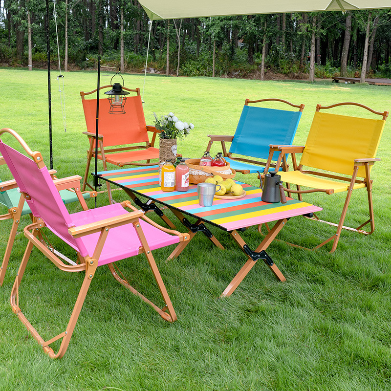Outdoor Furniture Vendors - Красочный стул Kermit, складной стол и