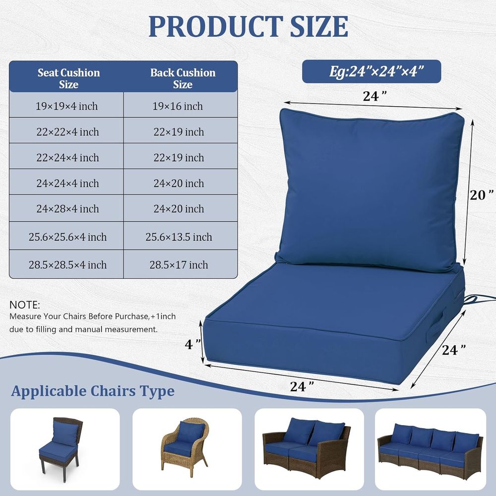 Набор из 4-х глубоких уличных  – обзор и цена Outdoor Furniture Fabric