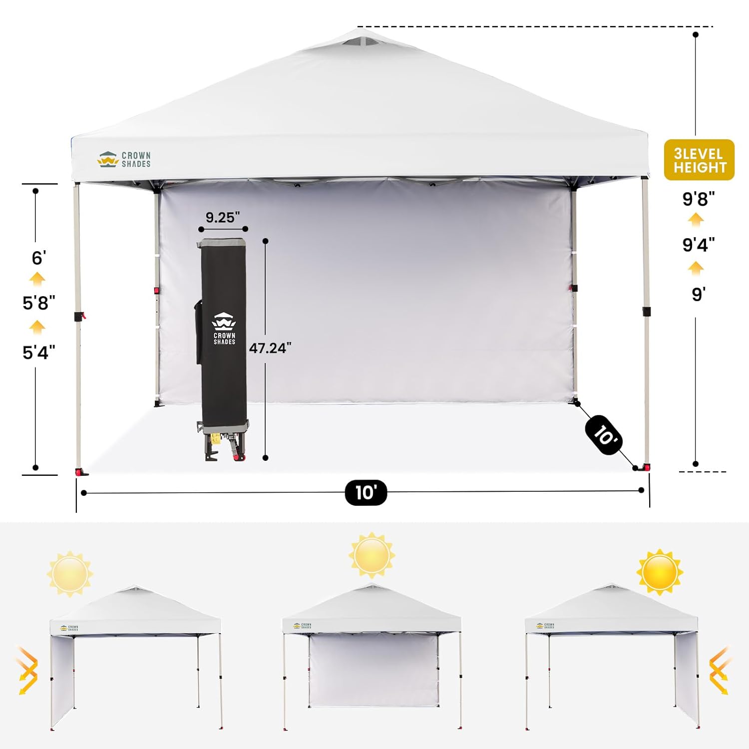 Пляжный шатер-тент 3х3 м с одн – обзор и цена Gazebo Pop Up
