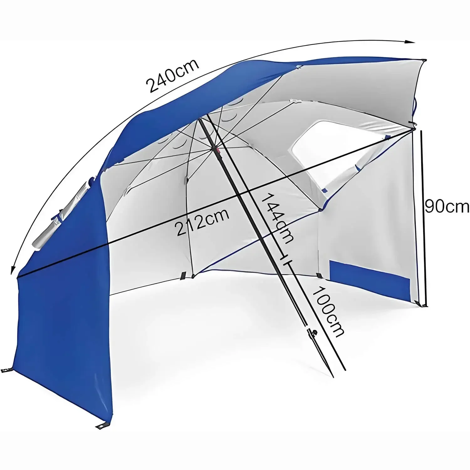 2-метровый тент-зонт Sport-umb – обзор и цена Outdoor Furniture Xl