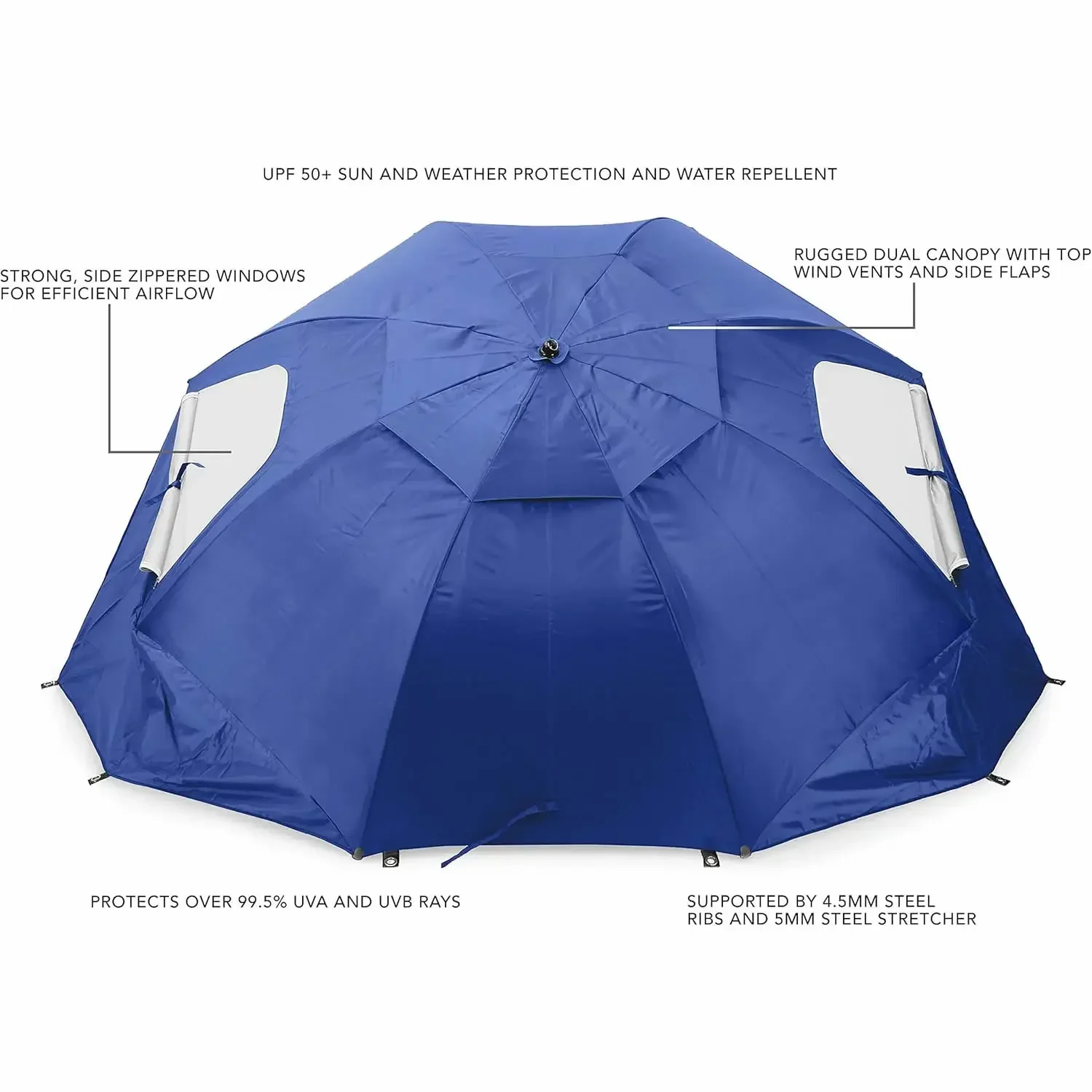 2-метровый тент-зонт Sport-umb – обзор и цена Outdoor Furniture Xl