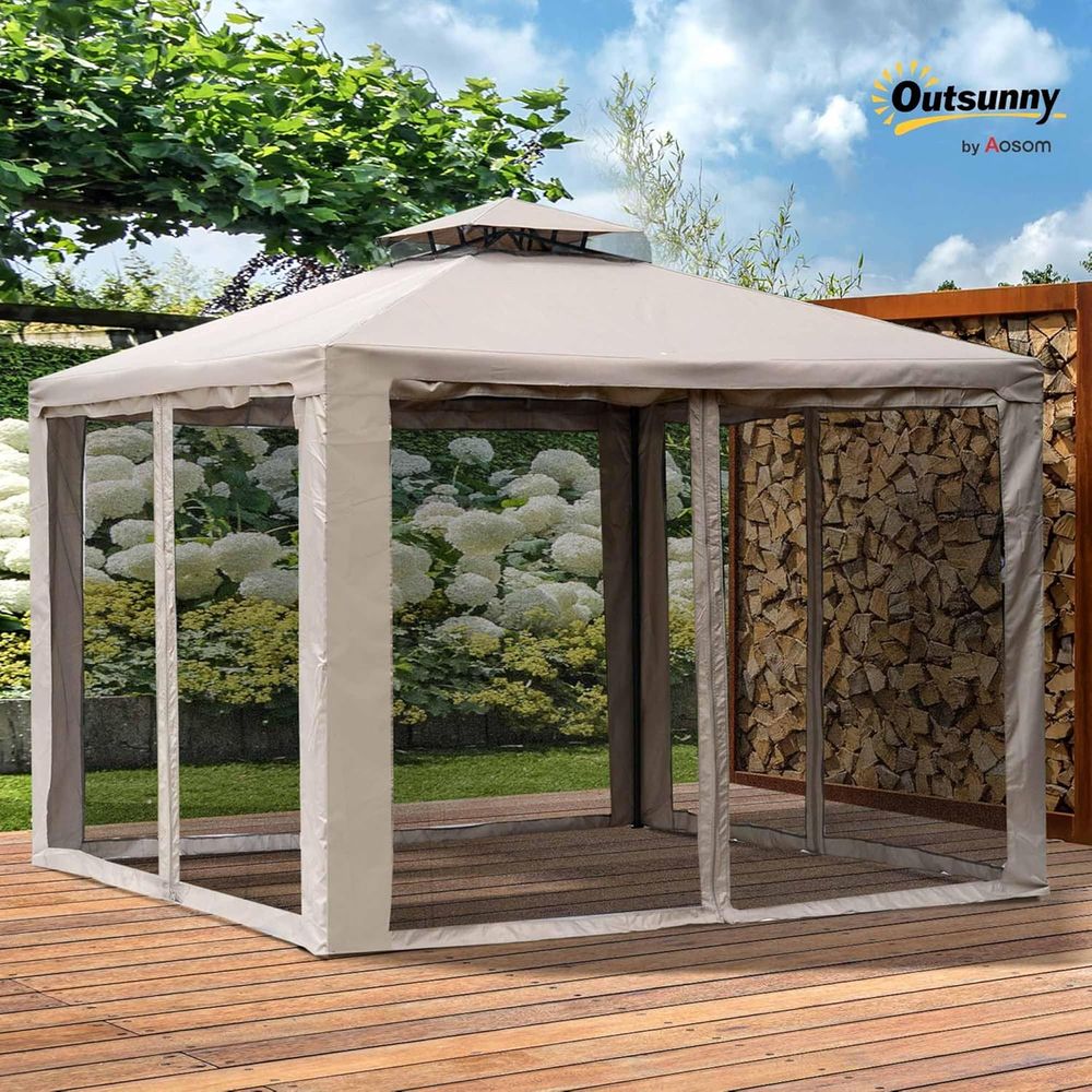 Садовая беседка 9,6' x 9,6' с  – обзор и цена Outdoor Furniture Sofa